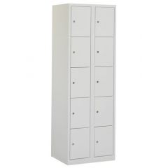 Lockerkast Basic 10 deurs grijs
