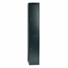 Bisley garderobekast Basic BS2 zwart gesloten