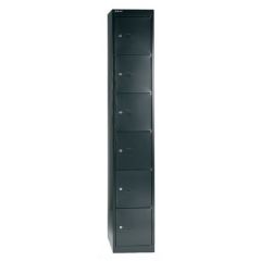 Bisley locker BS6 zwart gesloten