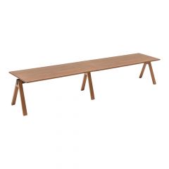Tafel in koper eik