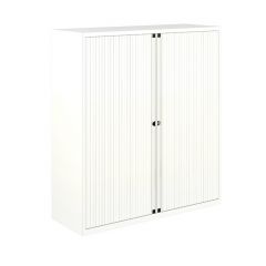 Bisley roldeurkast Basic H133 x B120cm (Krijtwit)