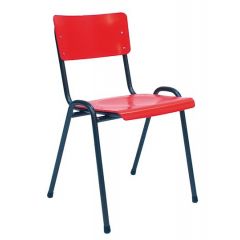 Kantinestoel Easy rood