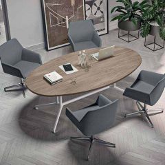 Vergadertafel Parma ovaal sfeer