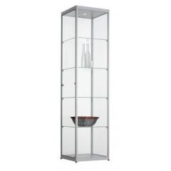 Vitrinekast aluminium 50cm breed