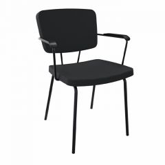 Vergaderstoel Poke - Kleur Zwart